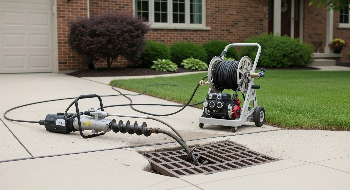 Professional drain cleaning and inspection service