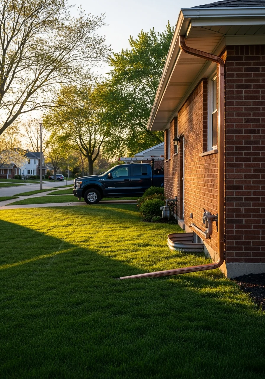 Arlington Heights residential neighborhood showing diverse home styles and well-maintained properties.