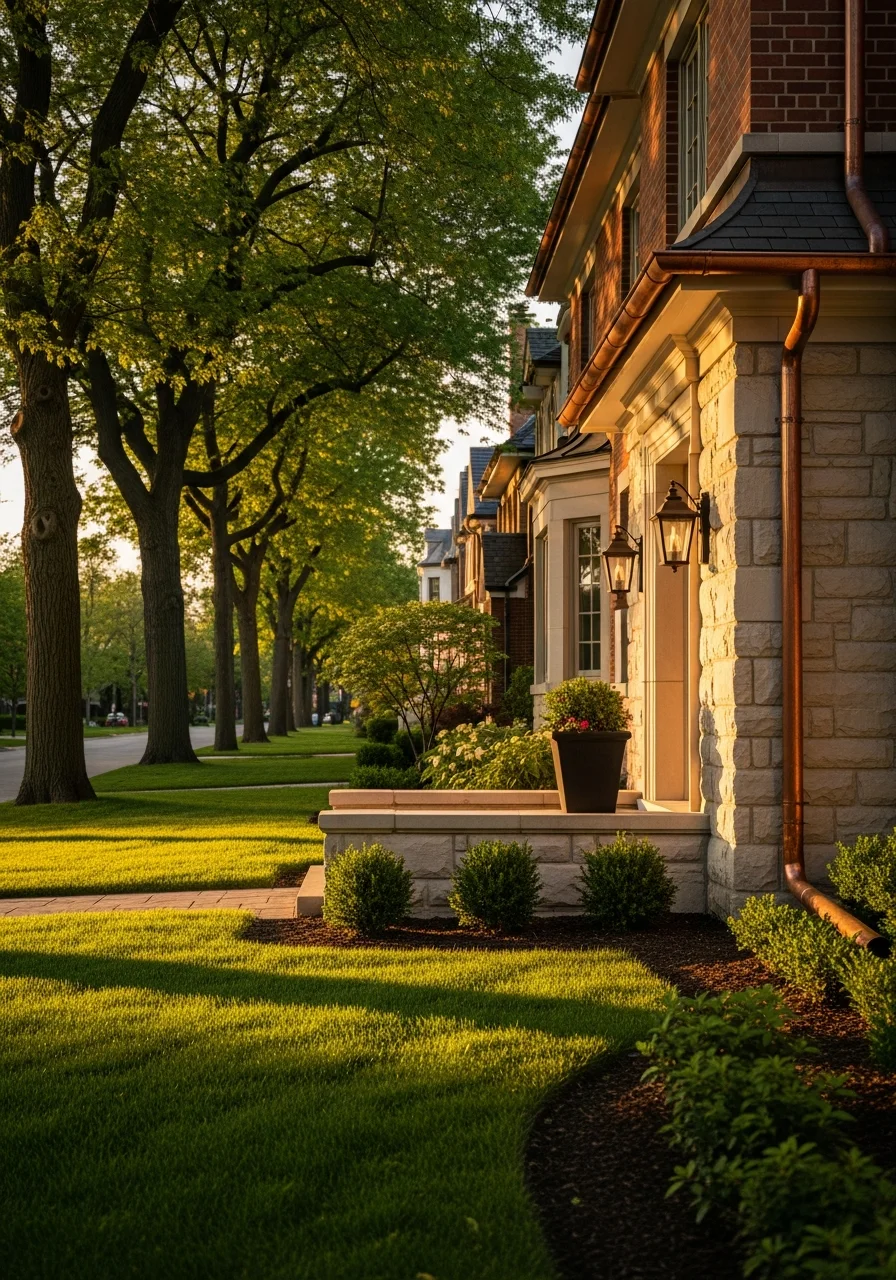Highland Park residential property showcasing premium construction and refined outdoor spaces.