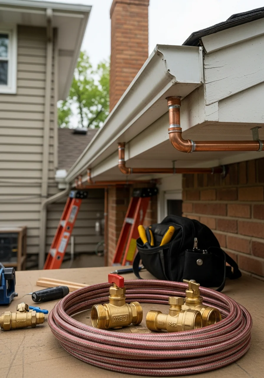 Close-up of a Mount Prospect home exterior showing quality craftsmanship and attention to detail.